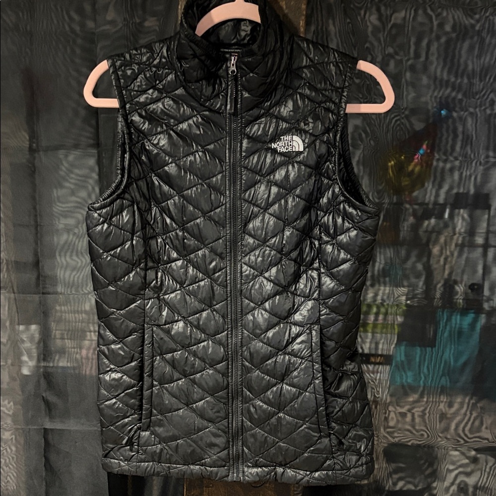 The North Face Women's Shiny Black Quilted Vest